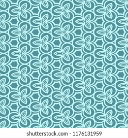 color seamless lace pattern with abstract geometric flower. Stylish fashion design background for invitation card. illustration