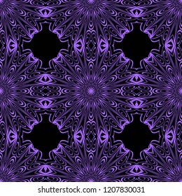 color seamless lace pattern with abstract geometric flower. Stylish fashion design background for invitation card. illustration.