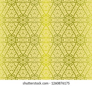 Color Seamless Lace Pattern With Abstract Geometric Flower. Stylish Fashion Design Background For Invitation Card. Vector Illustration. gradient color.