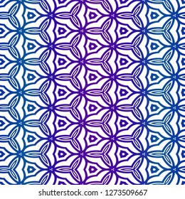 Color Seamless Lace Pattern With Abstract Geometric Flower. Stylish Fashion Design Background For Invitation Card. Vector Illustration. gradient color.
