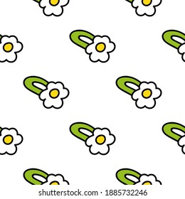 Color seamless pattern. Cartoon style. Bright design. For walpaper, poster, banner. Hand drawn. Vector illustration isolated on white background.