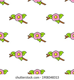 Color seamless pattern. Cartoon style. Bright design. For walpaper, poster, banner. Hand drawn. Vector illustration isolated on white background.