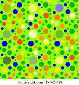 color seamless Polka dot background