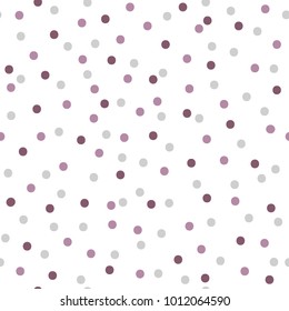 Color seamless polka dots pattern