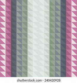 Color Seamless Triangle Abstract Background. Vector Pattern of Geometric Shapes