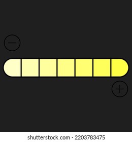 icono de selección de colores de luz a oscuridad