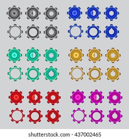 A color set auto cogwheel