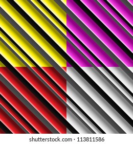 Color set of urban seamless patterns, vector illustration, eps10