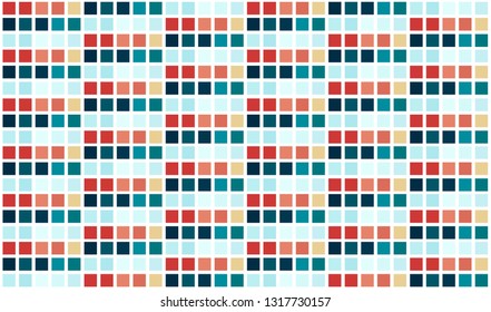 The color shades are arranged in a row of patterns.