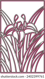 Color Shadow Hanafuda Ayame Moriwa Satsuki May Iris Scum