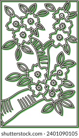 Sombra de color Hanafuda Yayoi Flor de cerezo Marzo Flor de cerezo Dregs