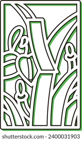 Farbschatten Mini-hanafuda iris, Moriwa, Satsuki, rot und kurz Mai, Reisen und Rot und kurz