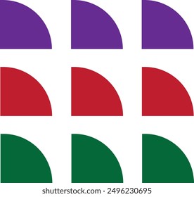 Color Shape Icon Design | Vector Art