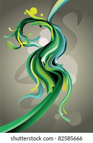color shapes abstract vector