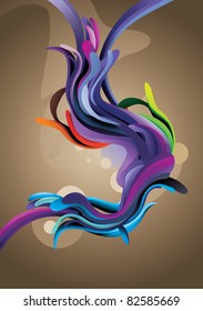 color shapes abstract vector