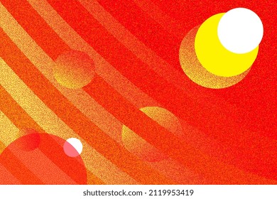 Formas de color en el fondo de textura de punto. Patrón de semitono, degradado de medio tono, diseño con puntos, impresión con imagen vectorial de puntos graduados