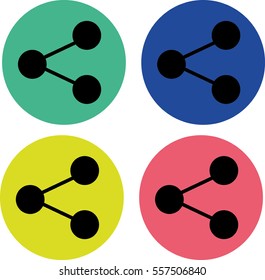 Color share icon
