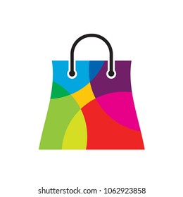 color shop logo design template