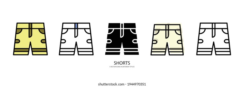 COLOR SHORTS vector type icon