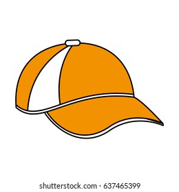 color silhouette cartoon sport cap headwear