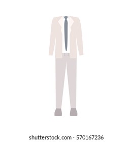 color silhouette with male clothing wedding formal suit
