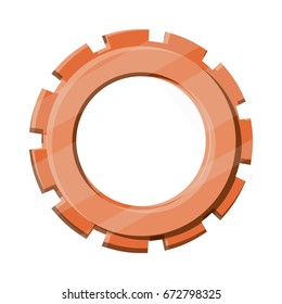 color silhouette of pinions model three vector illustration