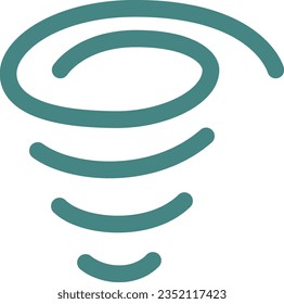 Color simple business single item icon Tornado
