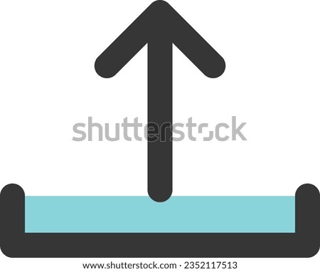 Color simple business single item icon send