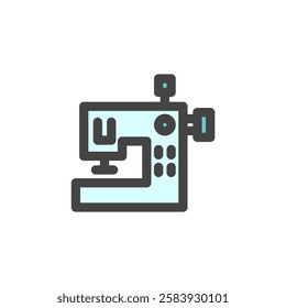 Color single item icon related to daily necessities home appliances Sewing machine