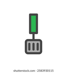 Color single item icon related to daily necessities home appliances spatula