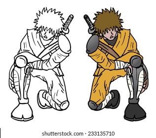 Color sit ninja