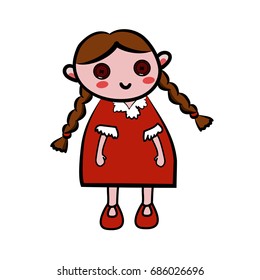 Color Sketch doll