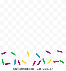 Color Smear Abstract Vector Transparent Background. Christmas Confetti Invitation. Effect Brush Card. Happy Dust Invitation Pattern.