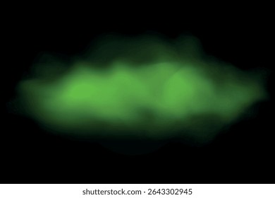 Color smoke effect background. Realistic decorative fog in the air, vapor, creeping smoke puff. Layout of cloudy smog. Transparency vector illustration.