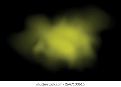 Fondo de efecto de humo de color. Niebla decorativa realista en el aire, vapor, rastrero humo. Diseño de niebla tóxica nublada. Ilustración vectorial de Transparencia.