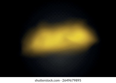 Color smoke effect background. Realistic decorative fog in the air, vapor, creeping smoke puff. Layout of cloudy smog. Transparency vector illustration.