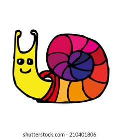 color snail