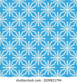 Patrón de copos de nieve en la técnica del doodle para el diseño. 