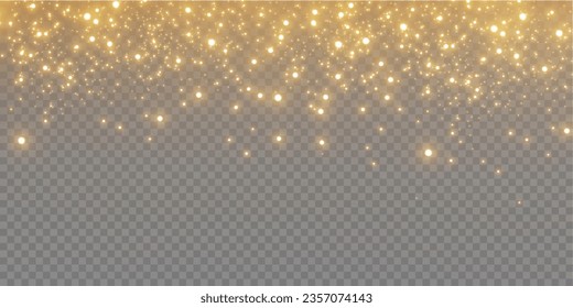 Color sparkles background. Vector shining particles