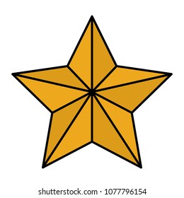 color sparkly star flat in the sky icon