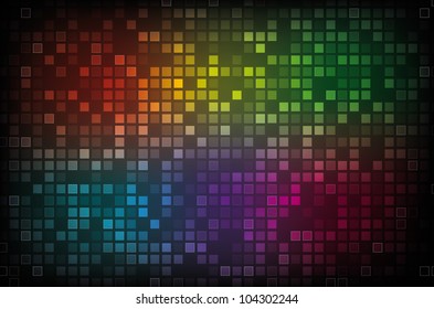 Color spectrum abstract background - color squares