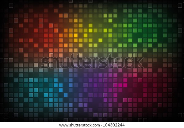 Color Spectrum Abstract Background Color Squares Stock Vector (Royalty ...