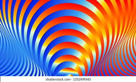 Color spectrum gradient background. Hypnotic trance texture. Visual bright and shining abstraction. Psychedelic glossy illustration.