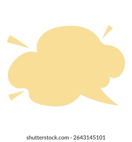 Color Speech Bubble ,Hand-drawn speech bubbles.