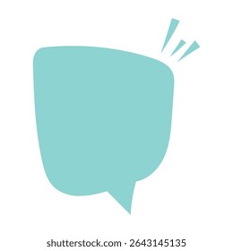 Color Speech Bubble ,Hand-drawn speech bubbles.