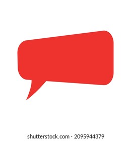 burbuja de discurso de color en el vector de fondo blanco