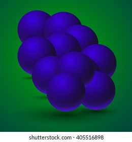 Color sphere. Illustration in realistic style. Template for your design.