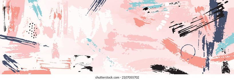 Color splash fondo abstracto para el diseño. Diseñar marco de banner. Fondo colorido con plantas tropicales. Coloca tu texto.	