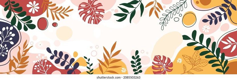 Color splash abstract background for design.Template banner and cover for social media ad, template special promo new arrival sale.