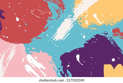 Color splash abstract background for design.Template banner and cover for social media ad, template special promo new arrival sale.